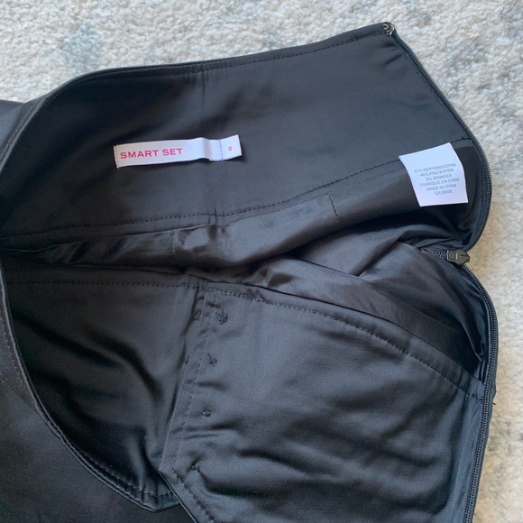 Sateen High Waist Pencil Skirt NWOT - Picture 3 of 9